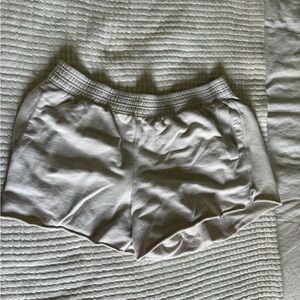 Aerie Cream Athletic Shorts